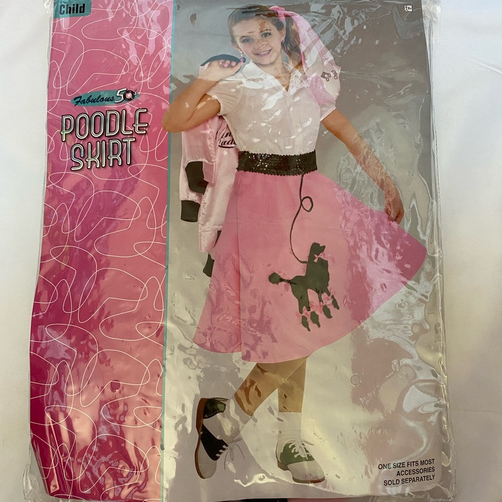 Girls Costume Poodle Skirt
